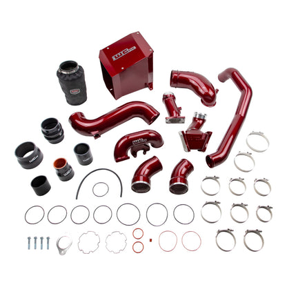 Wehrli 06-07 Chevrolet Duramax 6.6L LBZ Stage 2 High Flow Intake Bundle Kit - Gloss Black
