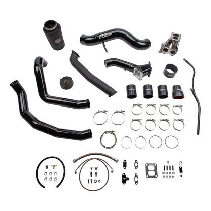 Wehrli 01-04 Chevrolet 6.6L LB7 Duramax S300 Turbo Install Kit (No Turbo) - WCFab Red