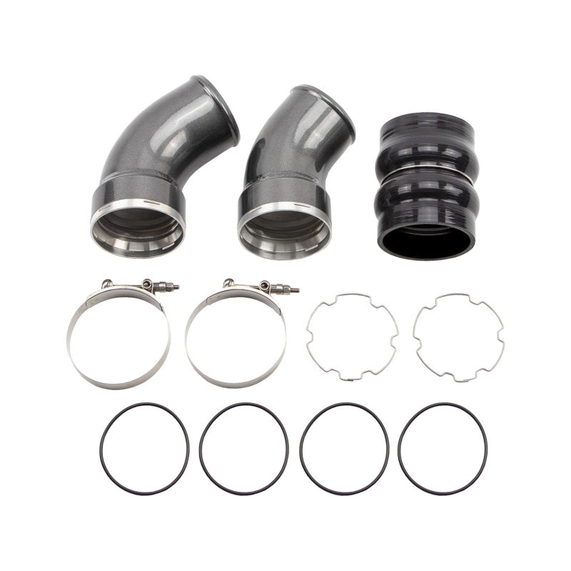 Wehrli 06-10 GM Duramax LBZ/LMM Passenger Side 3.5in Intercooler Pipe - Kiwi Green