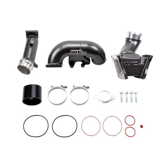 Wehrli 06-07 GM Duramax LBZ 3in Y-Bridge Kit - Sparkle Bomber Orange