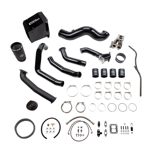Wehrli 01-04 GM Duramax LB7 S400 Single Turbo Install Kit - Cat Yellow