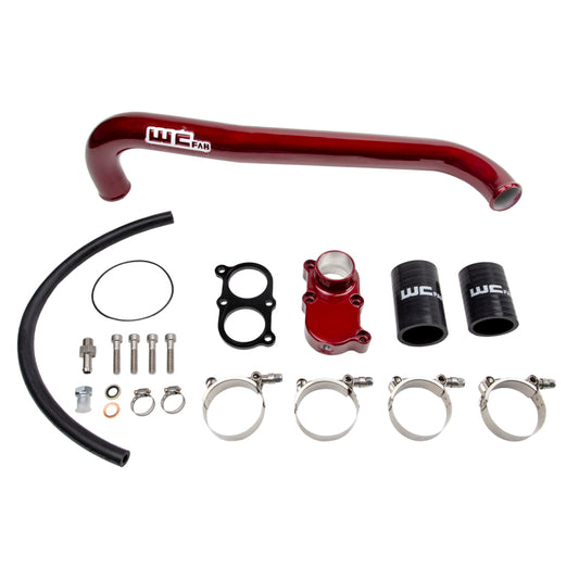 Wehrli 01-05 GM Duramax LB7/LLY Thermostat Housing Kit - Chevy Orange